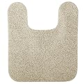 Casual Home Bath Rug - Brown Linen