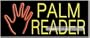 Palm Reader, Logo Neon Sign (13"H x 32"L x 3"D)