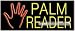 Palm Reader, Logo Neon Sign