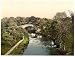 Auld Brig O'Doon, Ayr, Scotland wall sized print (photochrom) photochrome measured in...