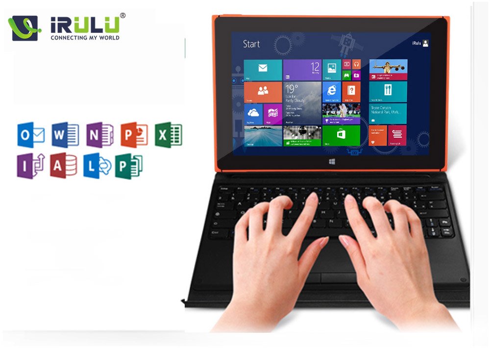 Amazon.com : IRULU Window 8.1 OS Tablet, Intel Baytrail-T CPU Quad ...