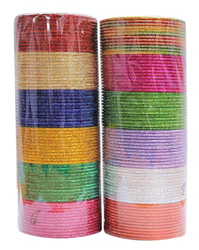 MUCHMORE Indian Bollywood Fashion 12 Colors Plain Bangle Box Partywear Ethnic Jewelry