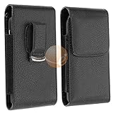 Black Premium Leather Pouch Phone Case Cover with Magnetic Flap for HTC EVO ....