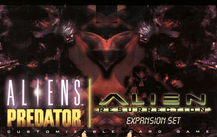 aliens predator customizable card game alien resurrection expansion set