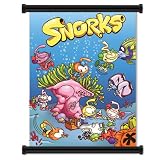 The Snorks Cartoon: Group Fabric Wall Scroll Poster (32 x 42 inches)