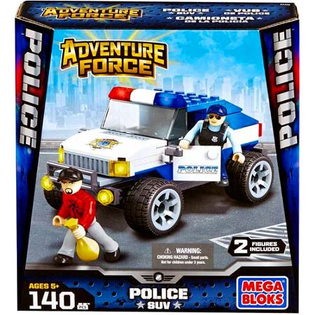 Mega Bloks Adventure Force Police SUV Set #94406