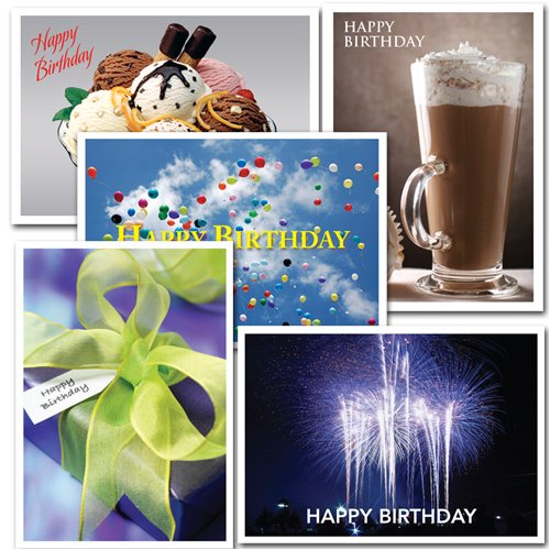 External hard drive:Birthday Cards - Celebration Assortment, box of 10 cards and envelopes, 2 each of 5 different designs