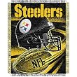 Pittsburgh Steelers NFL Triple Woven Jacquard Throw (Spiral Series) (48x60")"