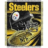 Pittsburgh Steelers NFL Triple Woven Jacquard Throw (Spiral Series) (48"x60")