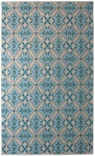 Lanart Rug KARL912PO Karla Polyester Hand Hooked Area Rug - 144 x 108 In.