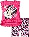 Disney Baby Girls' Minnie Mouse Bike Short Set with Top, Bright Pink, 12 Months