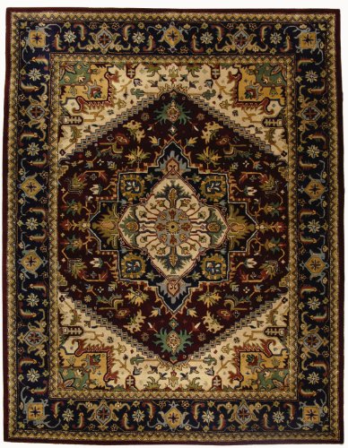 Safavieh Heritage HG625A Red 7' 6 x 9' 6 Handmade Wool Area Rug
