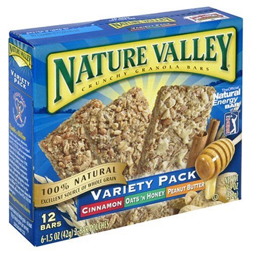 Nature Valley Crunchy Granola Bars, Variety Pack of Cinnamon, Oats 