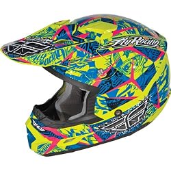 Fly Racing Trophy II Adult Dirt Bike Motorcycle Helmet - Retro