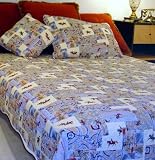 Western Horse Handmade Quilt Comforter Full/Twin Set