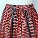 Women High Waist Vintage Vertical Stripe Jumper Pleated Mini Skirt Flared Skater