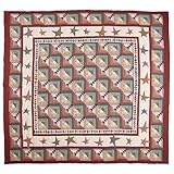 Patch Magic King Woodland Star and Geese Duvet Cover, 108-Inch by 98-Inch