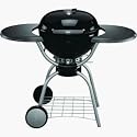 Weber 1361001 22-1/2-Inch One-Touch Platinum Charcoal Grill, Black