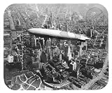 USS Los Angeles Over New York Mouse Pad