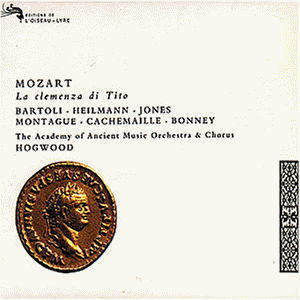 Produkt-Bild: Mozart - La clemenza di Tito / Bartoli, Heilmann, Jones, Montague, Cachemaille, Bonney, AAM, Hogwood