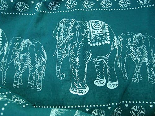 Unique Asian Hippie Elephant Sling Crossbody Shoulder Bag Handicraft Gift Idea Color Light green