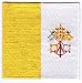 Vatican City Flag Embroidered Patch Iron-On Catholic Pope Benedict Symbol Holy Sea Em...
