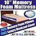 25cm ( 10" ) Sleep assured King size Memory Foam Mattress 152x198x25cm with Maxicool Technology . The most advanced sleeping system available 7cm top layer of 100% viscose memory foam . Superior item. Free Temperature regulating Maxicool cover and 2 x free memory foam pillows 50x30cm also with Maxicool covers