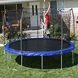 Skywalker 12-Feet Round Trampoline with Enclosure, Red