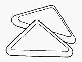 Magic Sliders 04557 Triangle Slider 2x2x2-1/2 Set of 4