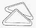 Tools & Hardware : Magic Sliders 04557 Triangle Slider 2'x2'x2-1/2' Set of 4