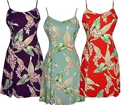 Shell Ginger Hawaiian Aloha Sun Dress