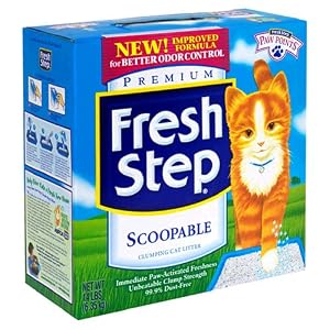 Fresh Step Scoopable Cat Litter, Clumping, 14 lb (6.35 kg)