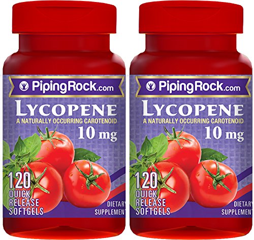 Lycopene 10 mg 2 Bottles x 120 Liquid caps Lycopene 10 mg 2 Bottles x 120 Liquid caps