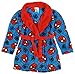 Spiderman Boys Plush Bath Robe Dc Comics Blue and Red with Spider Man Expanding Magic Towel