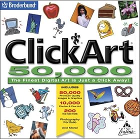 ClickArt 50,000 (Jewel Case) by Broderbund