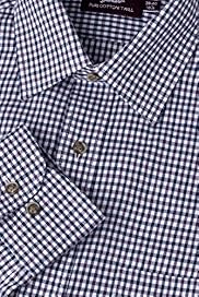 Sartorial Pure Cotton Gingham Checked Twill Shirt