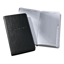 POST Pocket Address Book, Rustico Black