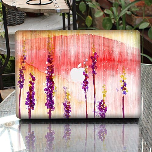 Lymgentao Wisteria Decal for MacBook 13 Pro Painted Design Removable Vinyl Protector Decal Stickers Skin for MacBook Pro 13 Inch