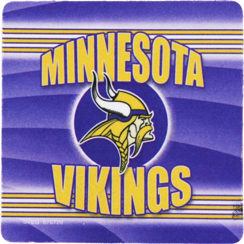 Minnesota Vikings End Zone Four Piece Foam Coaster Set