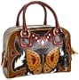 D&G Dolce & Gabbana DB0853 E8117 89001 Lily Calfskin Satchel,Brown,one size
