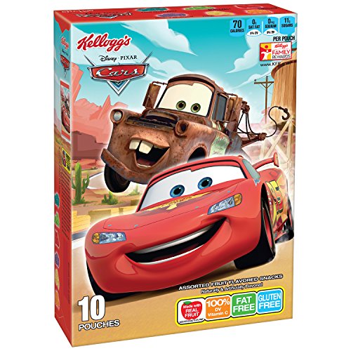 Kellogg's Disney Cars Fruit Flavored Snacks,10 Count, 8 Ounce