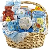 Fabulous Family Deluxe Baby Boy Gift Basket