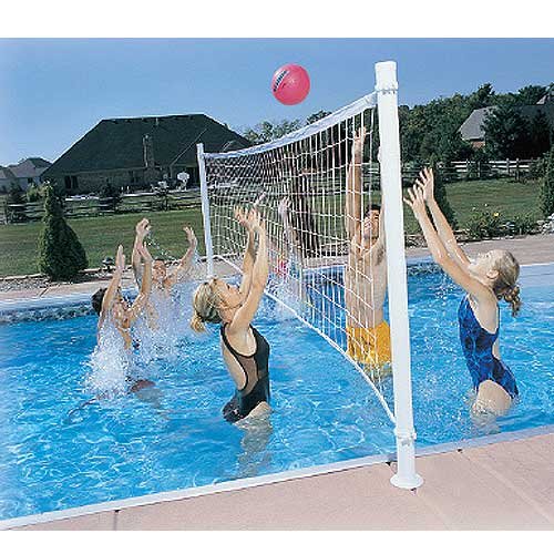 Best Price Dunnrite ProVolly Swimming Pool Volleyball Set Toys Check