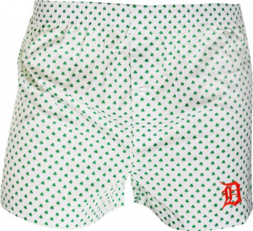 Buy Detroit Tigers Shamrock Boxer Shorts