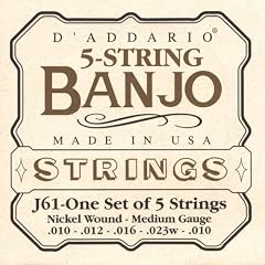 D'Addario J61 Saitensatz f�r 5-saitige Banjos und Tenor