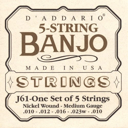 Produkt-Bild: D'Addario J61 Saitensatz f&uuml;r 5-saitige Banjos und Tenor