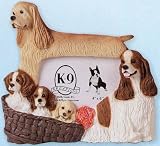 Cocker Spaniel (Buff) K-9 Kreations Picture Frame