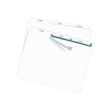 Avery Index Maker Dividers with Clear Labels, 3 Tab, 5 Sets (11435)
