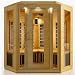 Precision Therapy Hemlock 3-4 Person Corner Carbon Heater Far Infrared Sauna