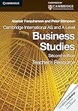 Cambridge international AS and A level Business studies : teacher's resource